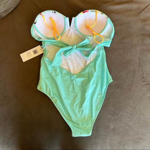 Cupshe Floral One-Piece w Removable Straps, Large - Picture 2 of 9